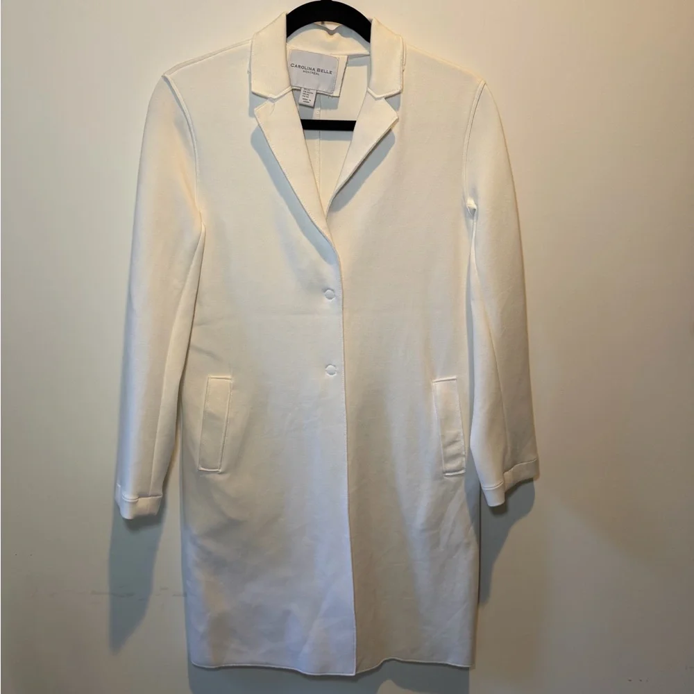 Carolina Belle Montreal White Blazer Jacket